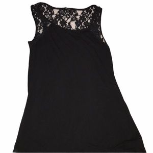 Forever 21 Black Lace High Low Dress